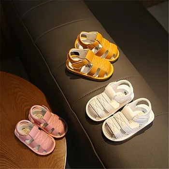 0-2 år gamle Børn er sommer sandaler baby non-slip Åndbar sandaler drenge piger Bløde bund Komfortable Småbørn Kaldes sko
