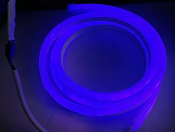 1-10m Udendørs&Indendørs DC12V RGB-farve LED-Belysning Flex LED Neon Lys SMD 2835 120leds/m LED strip Light IP68+RF-fjernbetjening+adapter