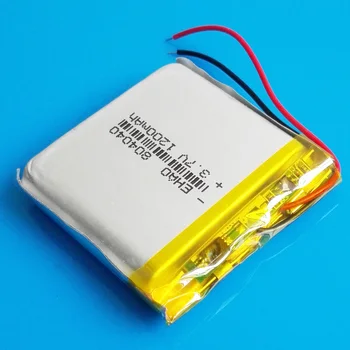 10 pc ' en masse 804040 3,7 V 1200mAh lipo lithium polymer genopladeligt batteri til MP3-GPS DVD-optager headset e-bog kamera