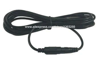 100pcs 5M DC Power Stik Udvidelse Udvide Kabel 22AWG Wire 5.5*2.1 mm For LED Rigid Strip Bil Oplader DHL Gratis fragt