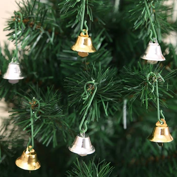 10stk lille Gingle Klokker Mini Bell Smykker, Pynt julepynt Vedhæng DIY Håndlavet Metal Håndværk Home Party Indretning