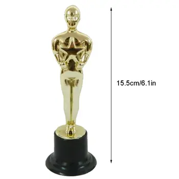 12Pcs Oscar-Statuette Skimmel Belønne Vinderne Fantastiske Trofæer i Ceremonier P31B