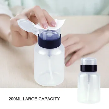 150/200 ml Tryk Ned Tom Pumpe Dispenser Klar Flaske Makeup Container Tryk på Flasken Høj Kvalitet Nye Ankomst Rejse Flasker
