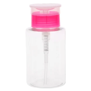 160ml Tomme Pumpe Dispenser Flydende Gel Polish Remover Ren Flaske Til Nail Art