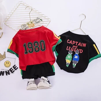 1980 Brev Udskrivning Kostume Baby Drenge Tøj Sæt, Børn, Tøj Til Piger, Tøj, Passe Børn Sommer Udendørs Sportstøj