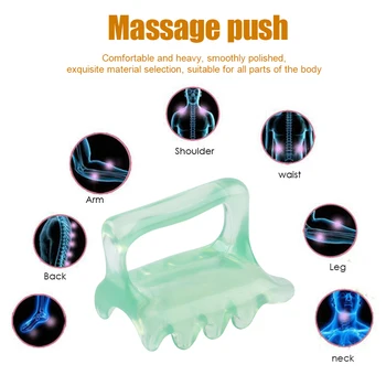 1PC Naturlig Harpiks Massage Hånd Tilbage Benet Krop Bord Ansigt Skønhed Massageapparat Afslapning hudpleje Værktøj