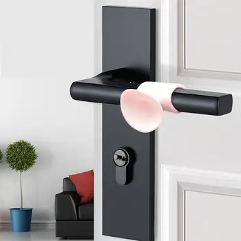 1PC Praktiske dørhåndtag Silikone Anticollision Sucker Hjem Døren Beskytte Pad Mute Lyddæmper Suge Døren Stopper Måtter