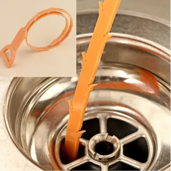 1pc Toilet Rensning af Afløb Krog Badeværelse, Køkken Nyttigt Værktøj til at Rense Vasken Spabad Skurepuder Hjem hårfjerning Brush Cleaner