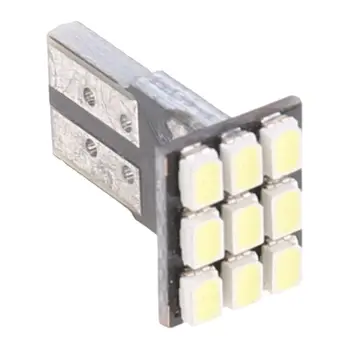 1X T10 W5W 1206 9SMD Bil LED Canbus Auto Nummerplade Lys Instrument Lampe 12V