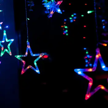 2,5 M LED String lys Fe Stjernede Nat Lys For Ferie Bryllup Garland Parti Hjem Christmas light Decoration