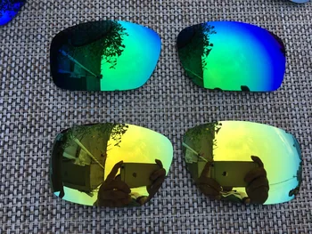 2 Par Grøn & 24K Guld, hverken i polariserede stik Udskiftning Linser, Linse til Skalpel Solbriller
