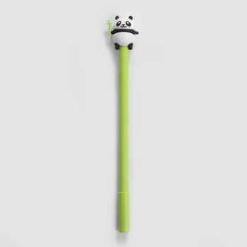 2 stk/masse Kawaii Søde Panda Gel Pen, sort blæk Signatur Pen Escolar Papelaria Skolens Kontor Levere Salgsfremmende Gave