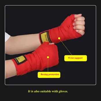 2 stk/pakke Boksning Hånd Wraps MMA Muay Thai Kick Boxing Handwraps for Uddannelse Bandager, 5M længde bredde 5cm