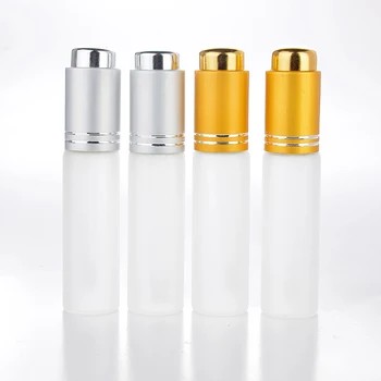 200pcs 20 ML Mini Bærbare Matteret Glas Genopfyldning Parfume Flasken Tom Kosmetiske Parfum Hætteglas Med Markøren ved dhl