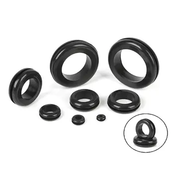 200Pcs/max Gummi-Ring pakningssæt for Wire Kabel-Sort Sortiment Sæt Elektrisk Ledning Pakning Kit