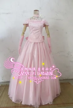 2016 Elsker Scenen! Izumi Sena MV Brudekjole med halskæde Cosplay Costume Elsker Fase Bryllup Kjole I Pink