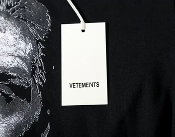 2018 Vetements Tyskland Rocky Band Trykt Kvinder Mænd T-shirts t-shirts Overdimensionerede Streetwear Hiphop Mænd Sup Vetements Bomuld T-shirt