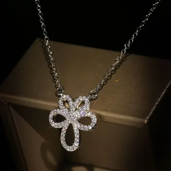 2020 nye koreanske bølge kreative stor blomst frisk charme søde kvinder niche design lys luksus høj følelse halskæde smykker