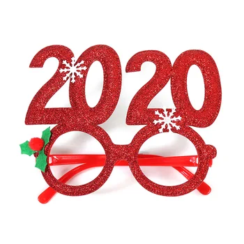 2020 Nytår Briller Gaver Glædelig Juleaften Party Dekorationer Til Hjemmet Pynt Indretning Xmas Tilbehør