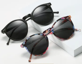 2020 Polariserede Solbriller Mænd Kvinder Brand Designer Retro Runde solbriller Vintage Mand Kvinde Beskyttelsesbriller UV400 Oculos Gafas De Sol