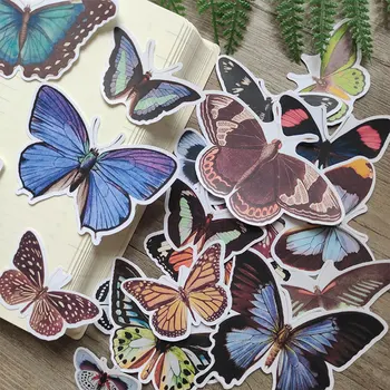 22pcs Champignon butterfly klistermærker/Scrapbooking Klistermærker /Dekorative Sticker /DIY Håndværk fotoalbum