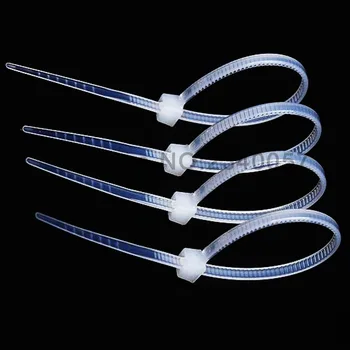 250pcs 3*60/80/100/120/150mm Fast plast bånd selvlåsende nylon kabel-slips, bælte Bånd Stropper Til Ledninger