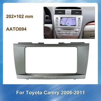 2DIN Bil Radio Fascia for Toyota Camry 2006-2011 Audio CD-afspiller panel adapter Trim Ramme Dash Mount installation Kit