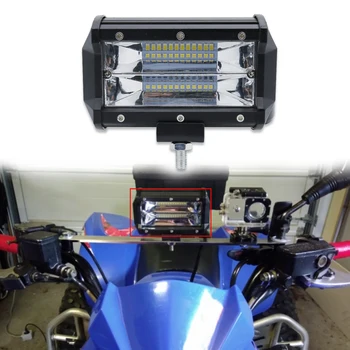 2STK 72W Super Hvide LED-arbejdslampe LED Bar Lys for Motorcykel Traktor Båd Off-Road 4WD 4x4 Lastbil SUV ATV Arbejder Lamper