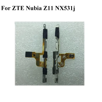 2STK For ZTE Nubia Z11 NX531j NX 531J Power switch tændt slukket lydstyrke knap, flex kabel udskiftning af reservedele