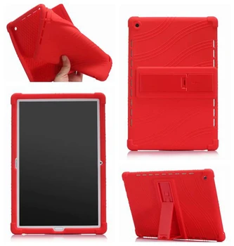 30stk Soft Back Cover Silikone Case med Stand for Huawei MediaPad M5 10.8 10 Pro CMR-AL09 CMR-W09 Tablet + Stylus Pen