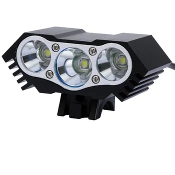 3600LM 3x XML T6 LED Cykel Lys Foran Cykel Lommelygte Ultra Fire USB-4-Tilstande hoved Lys Cykel Lampe Tilbage Hale Lys