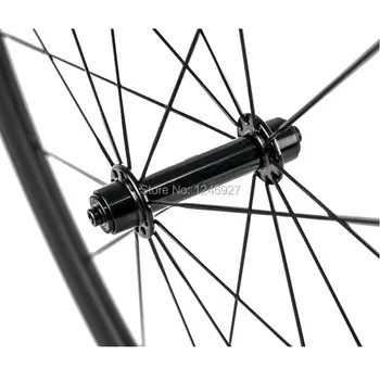 38mm Rørformede Carbon Hjul 3k Mat Eftersmag Med Powerway R13-hub Cykel Hjul Carbon Hjulsæt Road Cykel Hjul