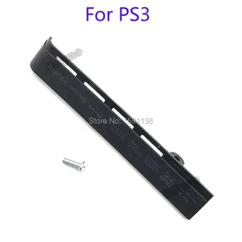3pcs/masse Hot Salg Black Harddisk HDD Slot Døren Dække Sagen Klip w/ Skrue-Passer Til Sony PS3 Slim 2000 3000 spillekonsol Reparation