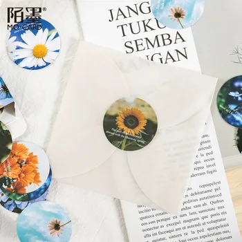 45 stk/sæt Blomster på Moutain Ins Style Papir Klistermærker Scrapbooking Diy-Tidende Papirvarer Dagbog Mærkat koreanske Søde piger
