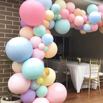 5/18/36 tommer 90cm Jumbo Slik Macaron Pastel Ballon Stor kæmpe Bryllup Part Indretning Fødselsdag Globos Arch Aircondition, Oppustelige Forsyninger