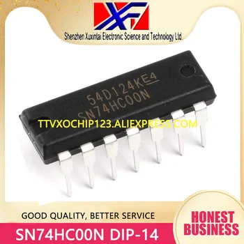 50stk/Masse SN74HC00N DIP14 SN74HC00 74HC00 IC NAND-GATE 4CH 2-INP 14DIP