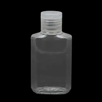 5Pcs 60ml Gennemsigtig Plast Tom Hånd Sanitizer Dispenser Rejse Størrelse Indehaveren Flip Cap Genanvendelige Bærbare Tomme Flasker