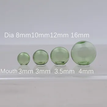 5sæt 925silver cap 24k forgyldt 16mm 10mm 12mm et hul 8mm farve glas bolden hule glas flaske globe hætteglas smykker resultater
