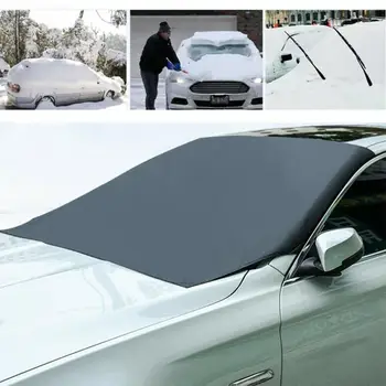 6 Magneter Parasol Sammenklappelig Sne Dække Universelle Vagt Udvendige Bil Frost Magnetiske Is Regn Forruden Protector Støvtæt
