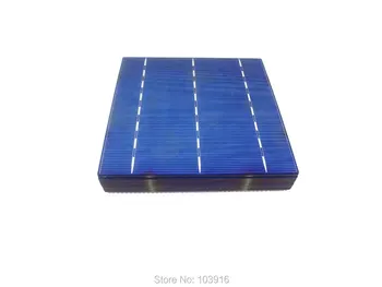 60 stk 4.3 W POLY Solcelle 6x6 for DIY solar panel, polykrystallinske cell