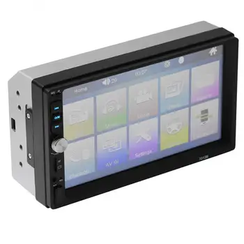 7 Inch 2 DIN I Streg Bluetooth-Touch Screen Bil Video, FM Stereo Radio Afspiller Støtte Spejl Link til iPhone og Android/Aux In