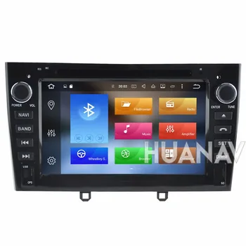 7 tommer HD 1024x600 Android 8.1 7inch Bil DVD multimedia For Peugeot 308 og 408 308SW med WIFI 2 din Radio GPS-Navigation 8G KORT