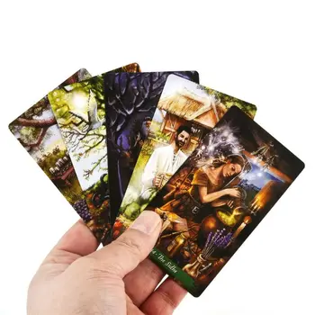 78pcs Den Grønne Heks Tarot-Kort Deck Party Board Game Oracle Spille Kort H58D