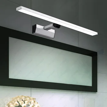 7W SMD 3528 LED Wall Sconces Udtrækkelig Lampe Stativ Store Badeværelse Spejl Lys