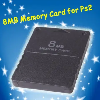 8MB Hukommelse Kort Hukommelse Kort, der passer til Sony Playstation 2 PS2 Sort 8MB Memory Card Engros