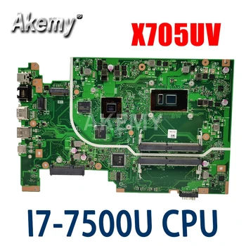 90NB0EW0-R00020 For ASUS Vivobook 17 X705UVR X705UV X705UD X705UDR Laptop Bundkort MainboardI I7-7500U (V2G)