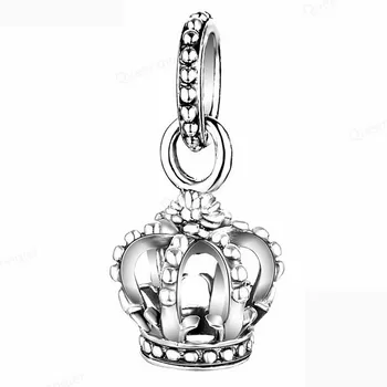 925 Sterling Sølv Charms Europæisk Perle, Fit Oprindelige Armbånd, Kæde DIY Vedhæng med Perler Pige Kvinder smykkefremstilling