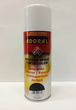 Adoral-syntetiske Spray emalje 400 ml RAL-farver (mat sort)