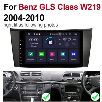 Android bil dvd-afspiller Til Mercedes Benz CLS-Klasse W219 2004 2005 2006 2007 2008 2010 NTG Mms-GPS Navigation Autoradio