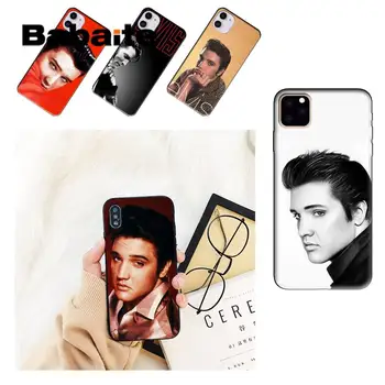 Babaite Elvis Presleys Sort Mobiltelefon Case For iPhone 8 7 6 6S Plus X XS MAX 5 5S SE XR 11 11pro promax 12 12Pro Promax